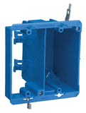 Carlon Lamson & Sessons E184DVR 4 2 Gang Blue PVC Dual Voltage Box