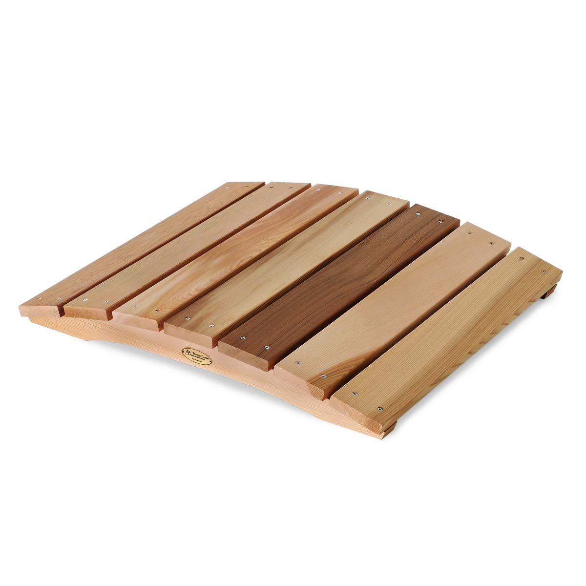 All Things Cedar FB24 Garden Bridge | 2-Ft Durable Outdoor Wooden Bridge for Garden, Backyards & Streams | Easy Assembly & Susta