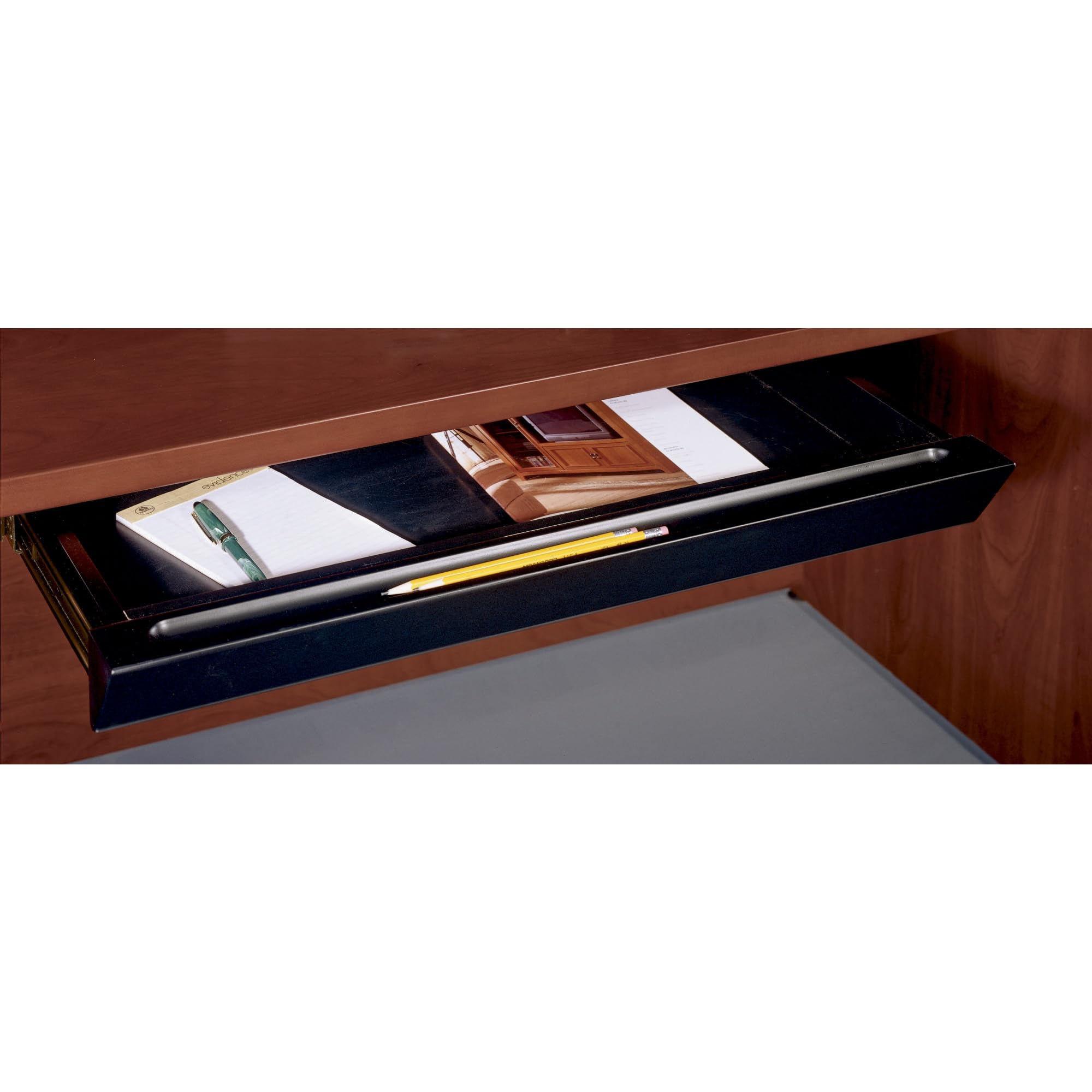Bush Business Furniture Universal Pencil Drawer, Desk Accessories for Home or Professional Office, Black