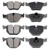 ECCPP D946-7592 D683-7427 Front & Rear Ceramic Brake Pads Fit For BMW 330Ci 2001-2006,For 330i 2001-2005,For 330xi 2001-2005,For