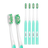 Lindo Ultrafine Toothbrush - for Sensitive Gums and Teeth, 12000+ Ultra Fine Bristles, Soft and Gentle, Deep Clean, Pack of 4