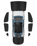 Evooor 8PCS Windshield Sunshade for Tesla Model S,Front&Rear Side Window Privacy Sun Shade Thermal Insulated Privacy Cover Sun V