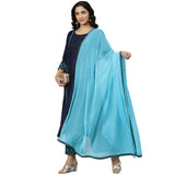 Gosriki Women'S Cotton Blend Printed Straight Kurta Palazzo & Dupatta (Homi Blue_New_L-Go_Blue_Large),Blue,,B0B4FW8WWD