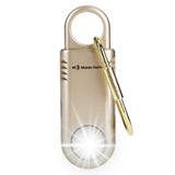 135dB Rechargeable Personal Safety Alarm Built-in Ultra-Bright Flashlight Non Slip Grip Keychain Emergency SOS Siren for Women, 