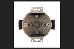 Allied Moulded Fiberglasbox 2-1/4 In. Round Fiberglass 1 Gang Outlet Box Beige/Tan