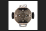 Allied Moulded Fiberglasbox 2-1/4 In. Round Fiberglass 1 Gang Outlet Box Beige/Tan
