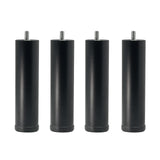 Yuqim 4 Pack Adjustable Furniture Legs Replacement M8 Thread Metal Furniture Legs 6 Inch Couch Legs Replacement Legs for Bed, So
