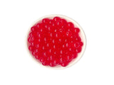 Glass Beads 8mm 100pcs Round Smooth Loose Beads for Bracelet Necklace Jewelry Making Craft DIY (8mm, 50801 Red)