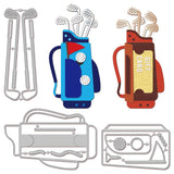 GLOBLELAND Golf Gift Card Holder Cutting Dies for Card Making Sport Golf Cut Die for DIY Scrapbooking Journal Embossing Paper Cr