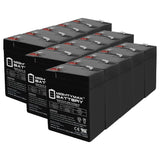 Mighty Max Battery ML4-6 - 6 VOLT 4.5 AH SLA BATTERY - 15 PACK