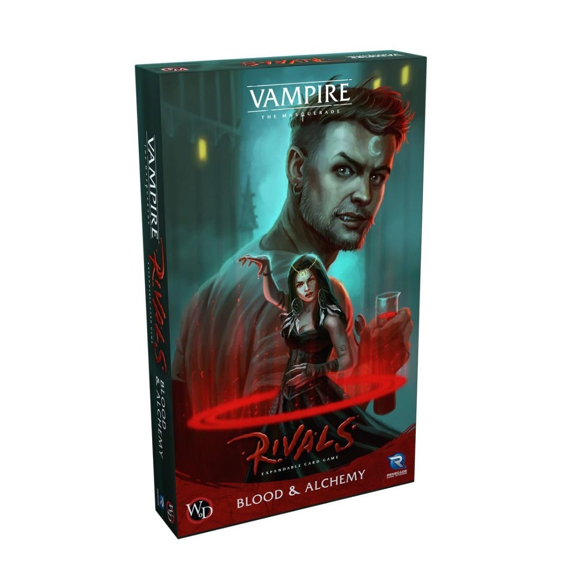 Renegade Game Studios Vampire: The Masquerade Rivals Expandable Card Game Blood And Alchemy, Designed For 2-4 Players, Ages 14+