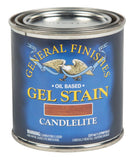 General Finishes Oil Base Gel Stain, 1/2 Pint, Candlelite