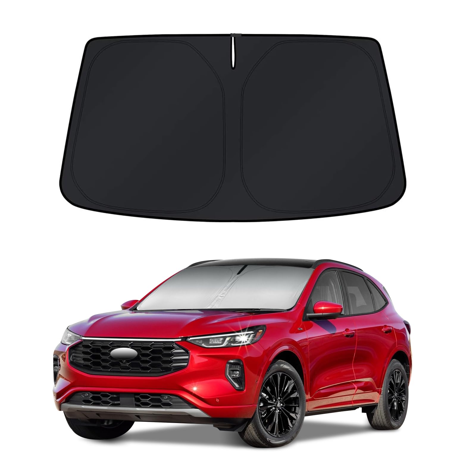 Car Sun Shade for 2020-2025 Ford Escape Accessories Windshield Sunshade Cover Front Window Shade Custom Fit Escape Sun Visor Pro
