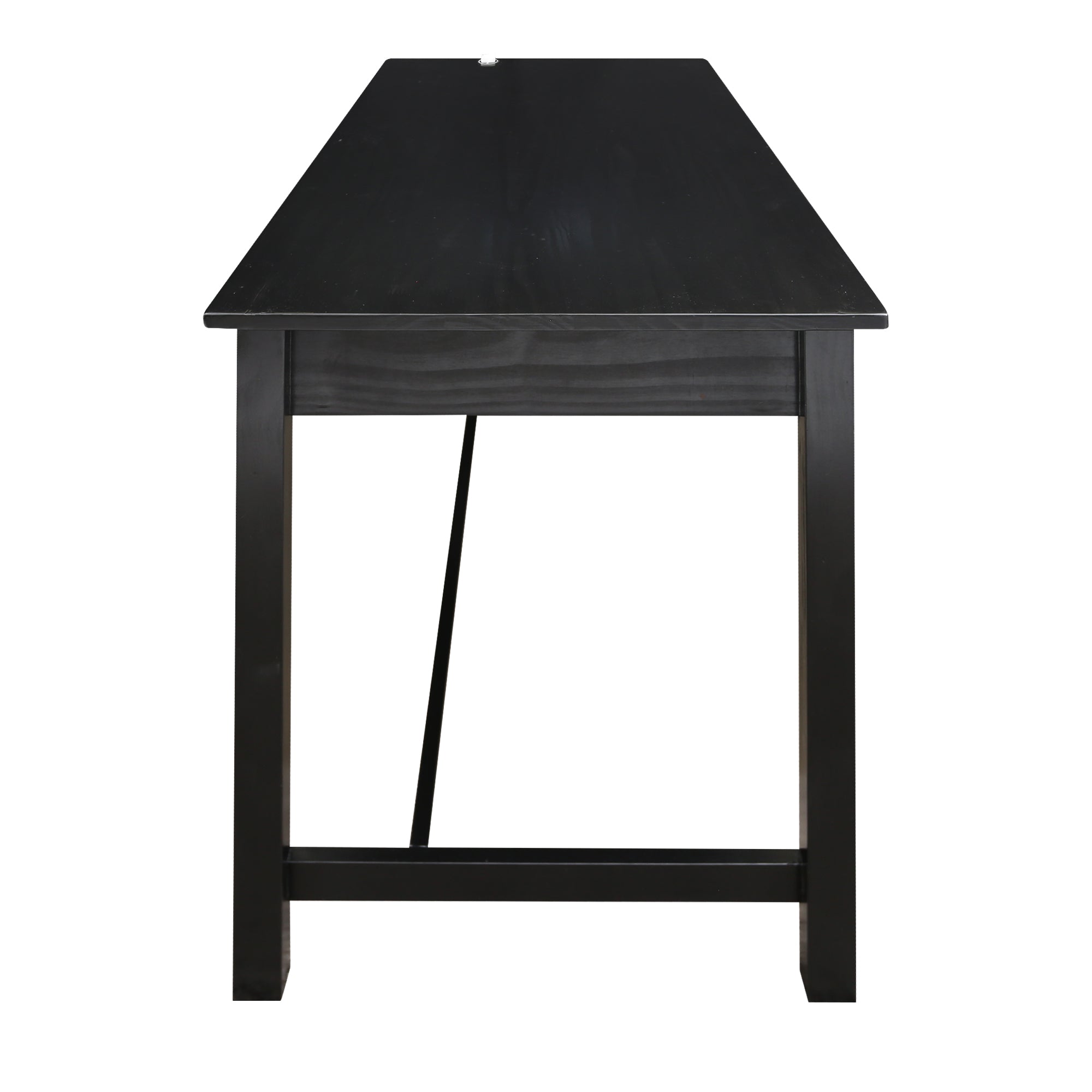 Jefferson Work Desk With Concealed Side Drawer, Concealment Furniture