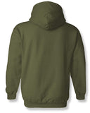 Adro Never Give Up Design Printed Hoodies/Sweatshirts For Men & Women (H20-M-Ngu-Ol_Olive_Xl)