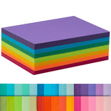 Index Cards 210-Count 4x6 Inch,178GSM Heavyweight Set of 7 Colors Paper Multicolor Study Cards (Rainbow)