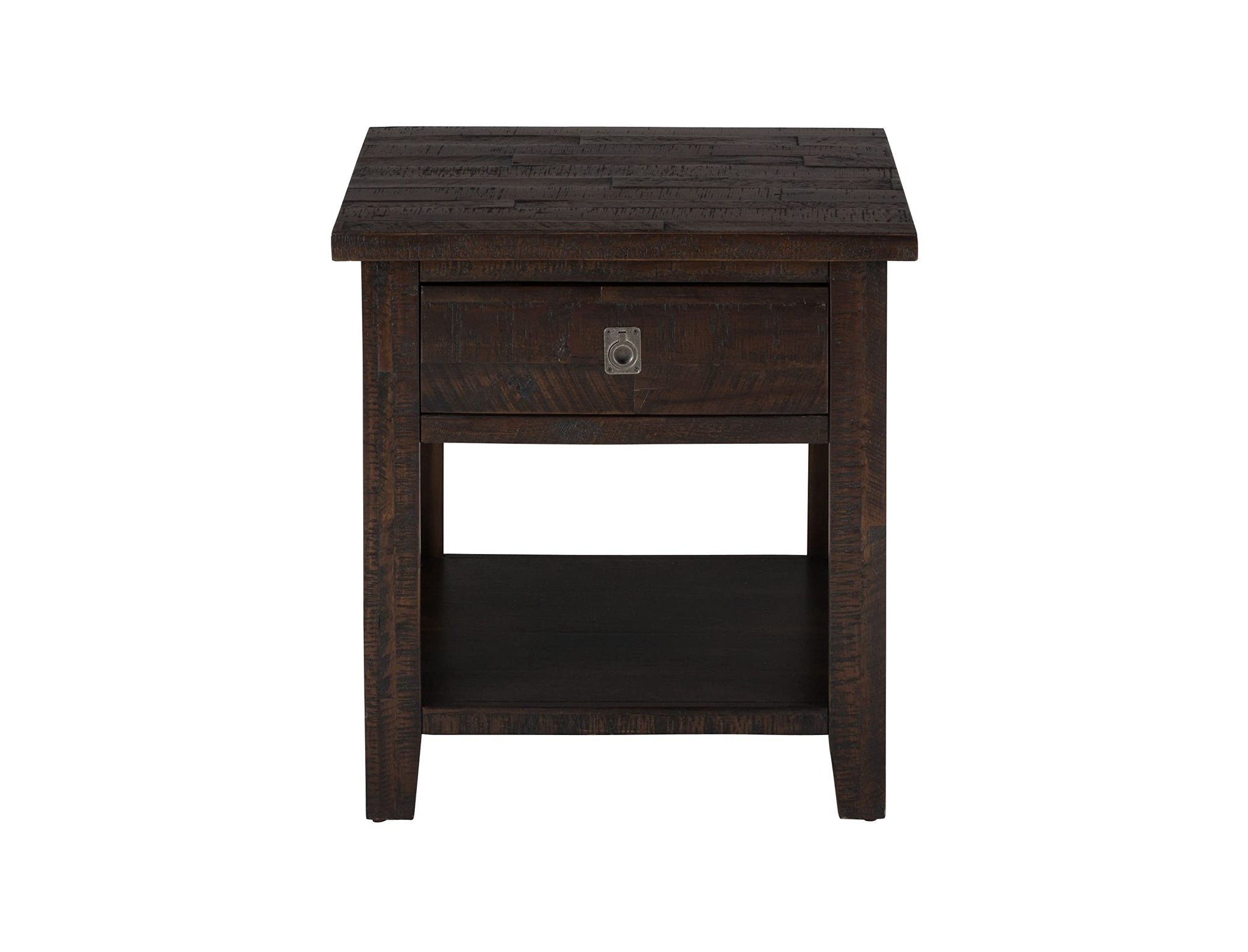 Jofran: 704-3, Kona Grove, Square End Table, 24 W X 24 D X 25 H, Deep Chocolate Finish, (Set Of 1)