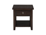 Jofran: 704-3, Kona Grove, Square End Table, 24 W X 24 D X 25 H, Deep Chocolate Finish, (Set Of 1)