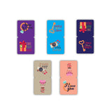 woopme Dramatic Love Magnetic Bookmark for Students Kids Book Lovers Readers Gift Magnetic Page Clips Folding 5 PCs