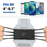 VUP Running Armband 360Rotatable for iPhone 14/13/Pro Max/Pro/Mini/12/11/SE/Xs/XR/X/8/7/Plus, Fits All 4-6.7 Inch Smartphones, w