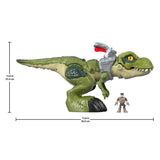 Fisher-Price Imaginext Jurassic World Dinosaur Toy Mega Mouth T. Rex Figure Set For Pretend Play Preschool Kids Ages 3+ Years
