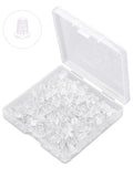 Rubber Earring Backs Soft Clear Earring Backings for Studs Hypoallergenic Silicone Earrings Backs Stopper Replacement for Women 