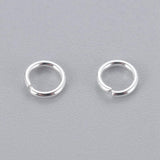 HDSupplies 100 Pieces - 304 Silver Tone Stainless Steel Jump Rings - 6mm - 20 Gauge (0.8mm Thickness)