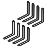 uxcell 10Pcs Adjustable L-Shape Corner Brace with Slot, 3.15 x 3.15 Inch Stainless Steel Slotted Right Angle Corner Bracket for 