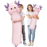 Mewaii Artist-Designed Ultra Soft Long Plush Body Pillow, Extra Stuffing for Comfort, Premium Quality Stuffed Animal Gift for Gi