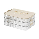ATORSE Dumplings Organizer Food Preservation Tray for Steamed Buns Noodles Biscuits 3 Layer Home & Garden | Kitchen, Dining & Ba