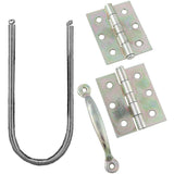 National Hardware N107-425 V90 Screen and Storm Door Set in Zinc plated