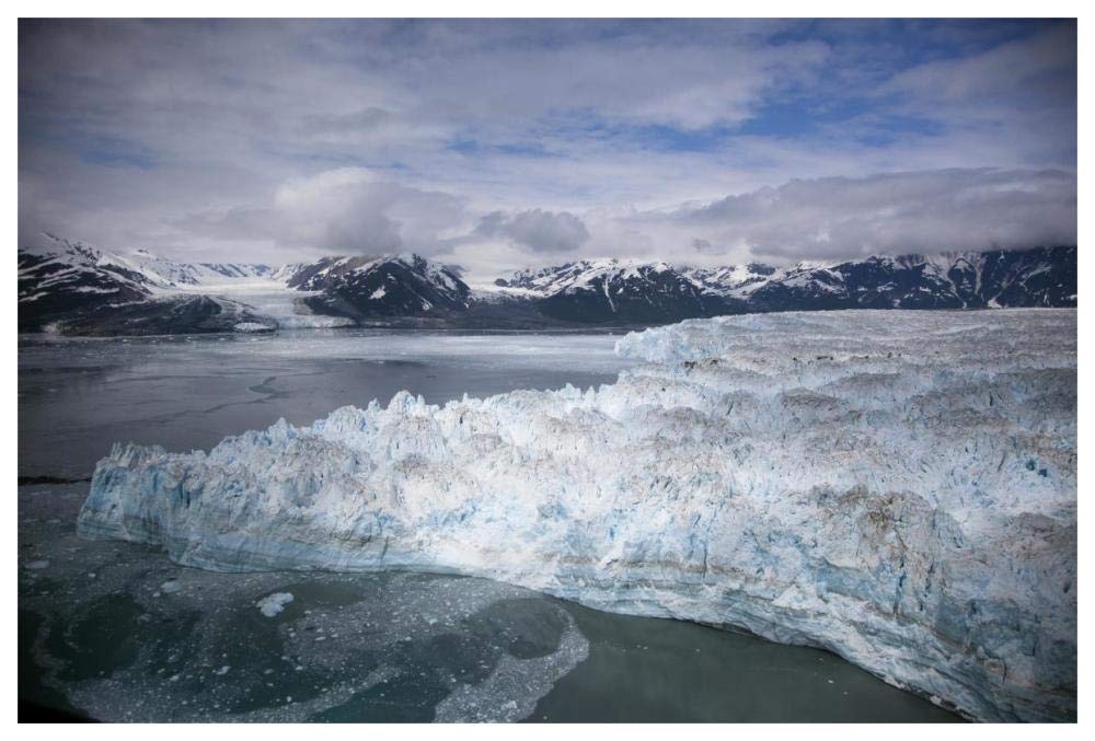 Hubbard Glacier Encroaching On Gilbert Point, Wrangell-St. Elias National Park, Alaska-Paper Art-62,,X42,,