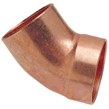 NIBCO 9062 11/2 FTG X C DWV 45 FTG Elbow Wrot