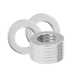 Zernmiarder M6 Stainless Steel Flat Washers - 12mm Outside Diameter, 304(18-8) Stainless Steel Washers Metal Washer for Screws B