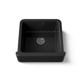 KOHLER K-5665-7 Whitehaven Farmhouse Self-Trimming 23-11/16-Inch x 21-9/16-Inch x 9-5/8-Inch Undermount Single-Bowl Kitchen Sink