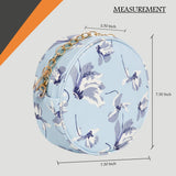 Adisa Women Girls Floral Print Round Sling Bag (Sl5073-Sky_Sky Blue),Sky Blue,,B09B56RD6Z