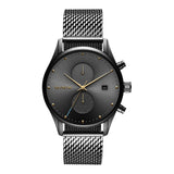 Mvmt Voyager Qtz Multifunction Grey Round Dial Men'S Watch|Stainless Steel Material|Grey Color Band - 28000175