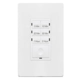 ENERLITES 2-Hour Countdown Timer Switch, 5-10-20-30 Min, 1-2 Hr, for Bathroom Fans, Heaters, Lights, LED Indicator, 120VAC 800W,