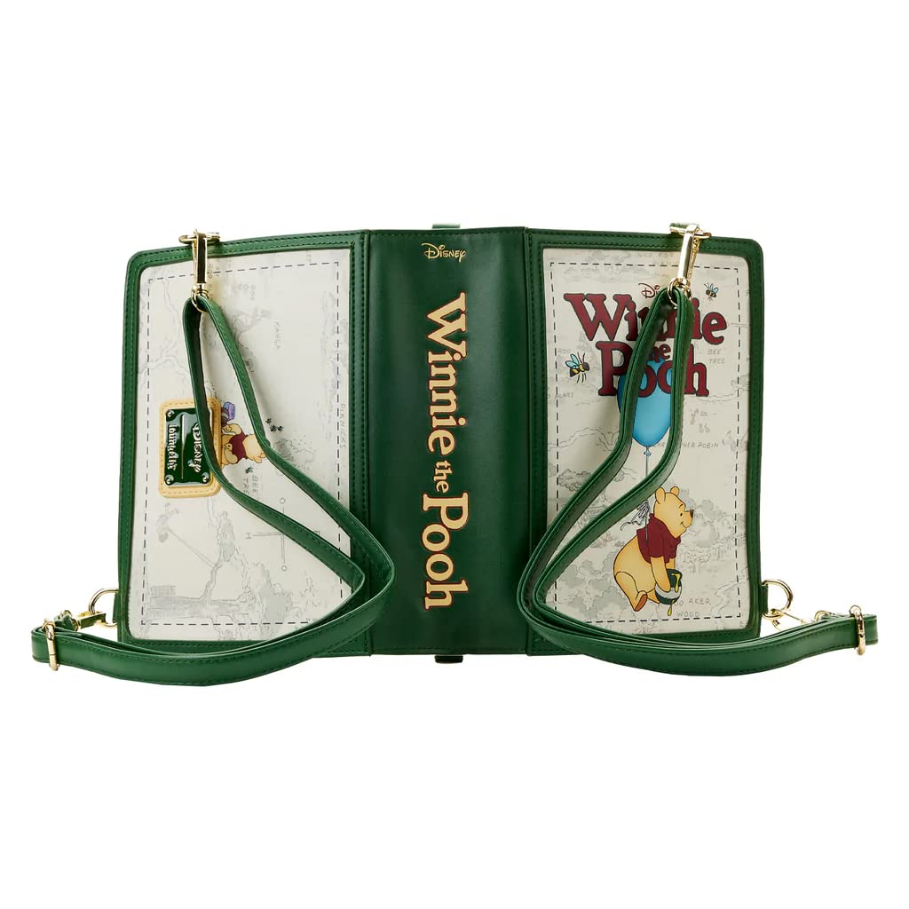 Loungefly Disney Winnie The Pooh Classic Book Convertible Crossbody