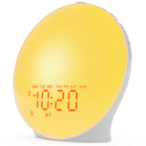 JALL Sunrise Alarm Clock White Noise Sound Machine with 22 Soothing Sounds, 17 NightLights, Bluetooth Speaker, Wake Up Light Ala