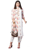 Gosriki Women'S Cotton Blend Printed Kurta And Pant With Dupatta Set (Kaleping-White_Xxl-Gs_White_Xx-Large),White,2,B0BSN7DJPL