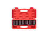TEKTON 1/2 Inch Drive Deep 6Point Axle Nut Impact Socket Set with Case, 7Piece (2938 mm) | SID92340