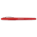 UNIVERSAL OFFICE PRODUCTS 50503 Porous Point Stick Pen, Red Ink, Medium, Dozen