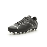 PUMA Mens ATTACANTO FIRM GROUND/ARTIFICIAL GROUND Soccer Cleat PUMA Black-Silver Mist 10-New