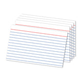 Office Depot Brand Ruled Index Cards, 4 x 6, White, Pack of 300