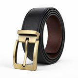 Usl MenS Artificial Leather Formal Belt | Black Belt For Jeans | Durable Pin Buckle, Adjustable 28 To 52 Inches Of Waist Size, G