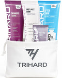 TRIHARD Chlorine Defense Gift Set for Hair & Skin Swim Protection | Pre & Post Swim Shampoo, Conditioner, Body Wash, & Lotion | 