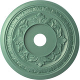 Ekena Millwork CMP22BAFSM Baltimore Thermoformed PVC Ceiling Medallion (Fits Canopies up to 7 3/4), 22OD x 3 1/2ID x 1P, Univers