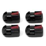 Quick Release End Fittings for 10mm Ball-Stud (4 Pack) - Black M6 Female Thread - Gas Spring Strut Lift Support Sockets RT-60-00