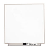 Matrix Magnetic Boards, Painted Steel, 23 X 23, White, Aluminum Frame